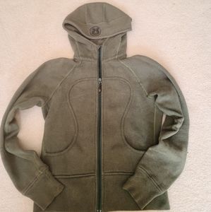 Lululemon green scuba hoodie